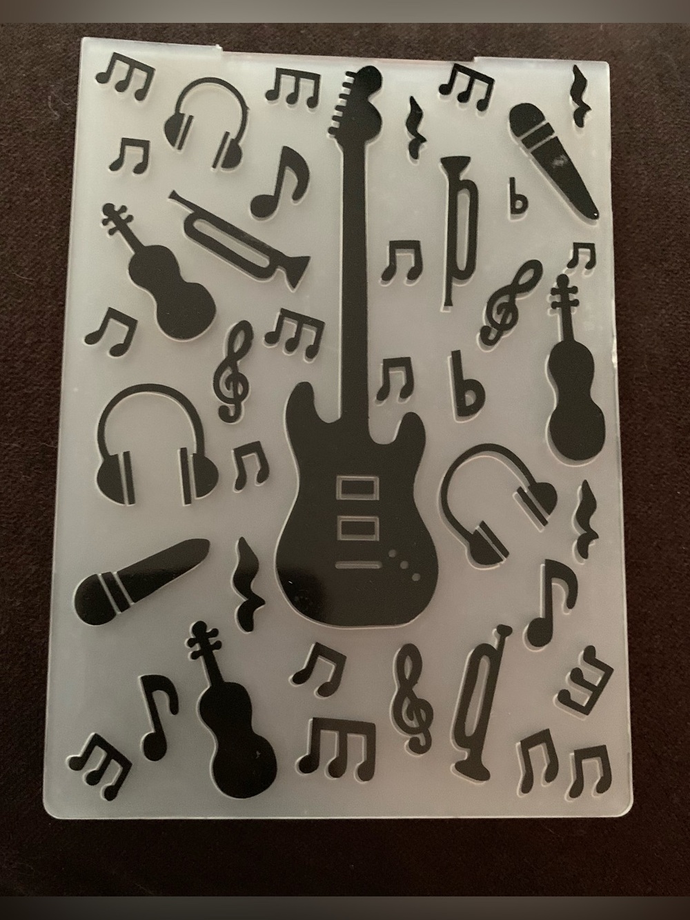 Music Instrument Embossing Folder 🎶 Music Notes Design